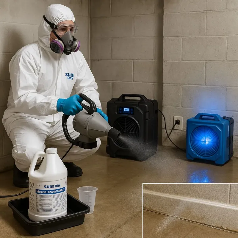 Sanitization and Odor Removal process in Montgomery, VT